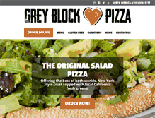 Tablet Screenshot of greyblockpizza.com